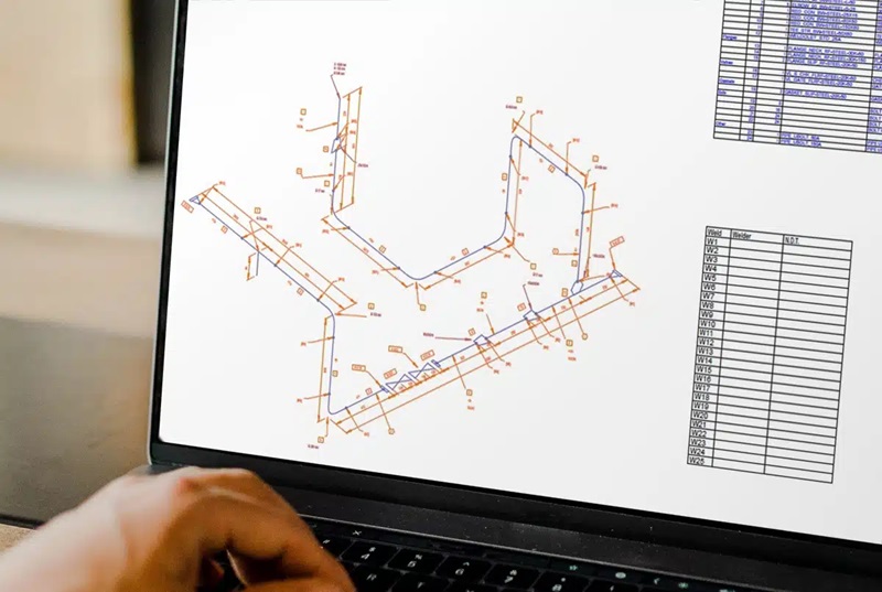 Isométricos de tuberías para Creo Piping